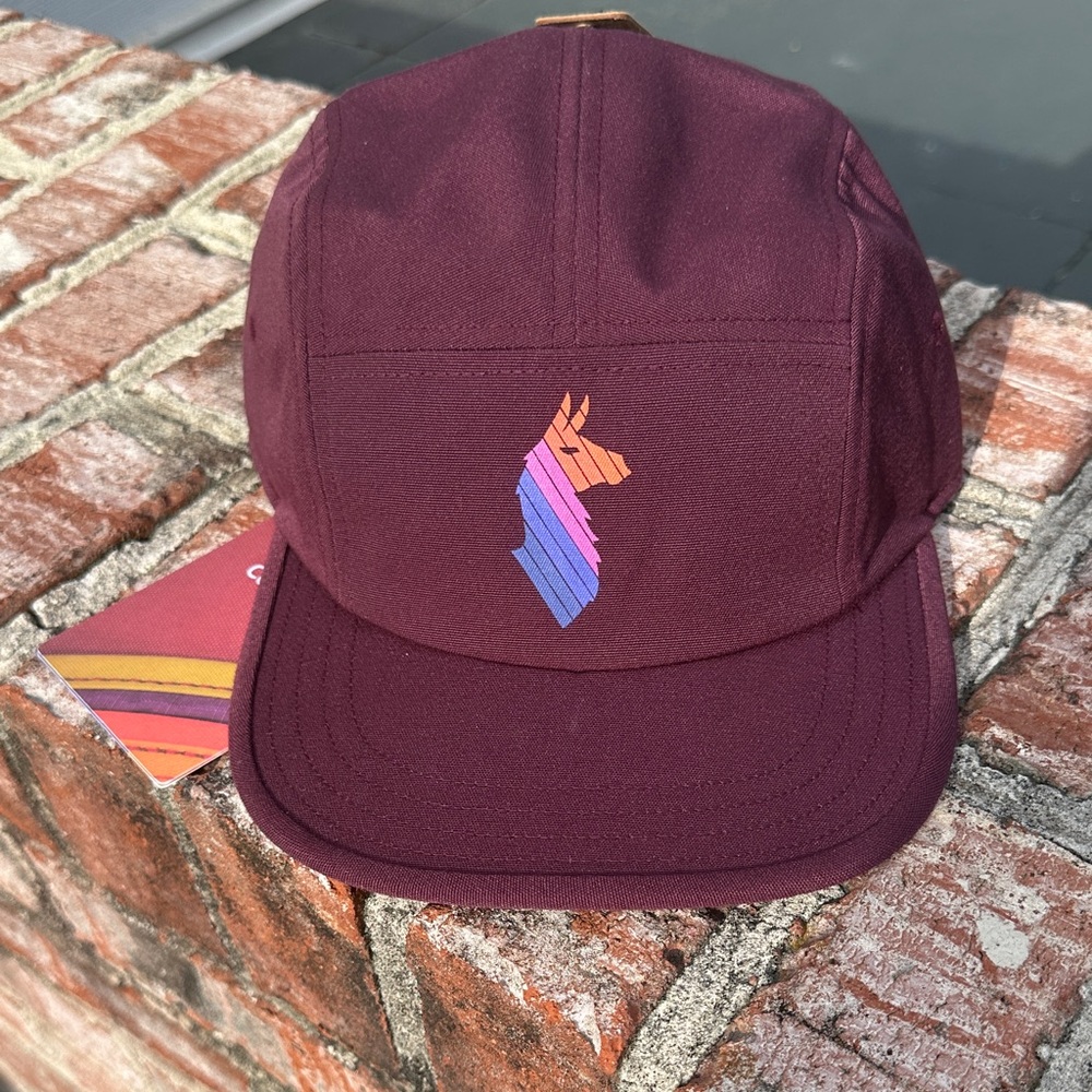 Cotopaxi Maroon Cap with Logo design